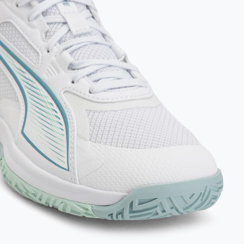 Обувки за хандбал PUMA Accelerate Pro 4 Game On puma white/baltic sea blue/fresh water 7