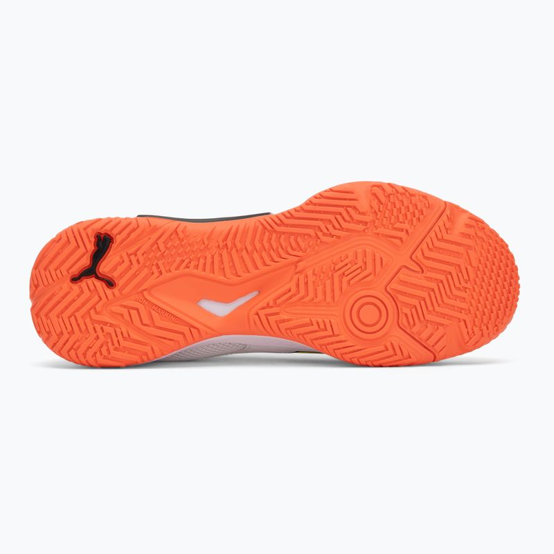 Детски обувки за хандбал PUMA Accelerate 4 Game On Jr puma white/glowing red/ultra blue 4