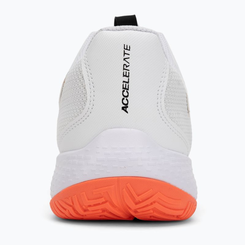 Детски обувки за хандбал PUMA Accelerate 4 Game On Jr puma white/glowing red/ultra blue 6