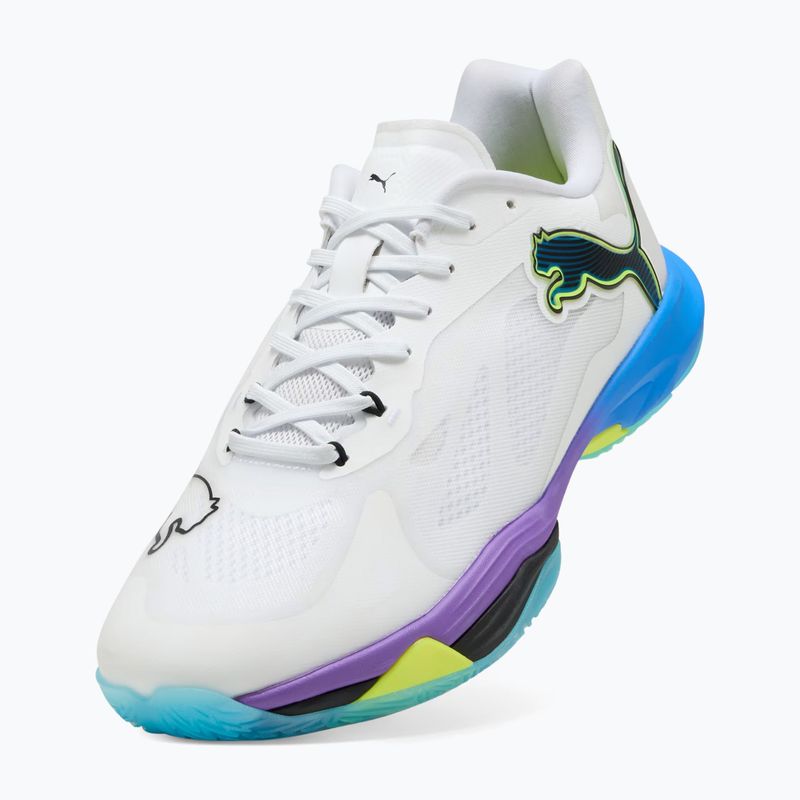Обувки за хандбал PUMA Vantage Nitro Game On puma white/glowing red/ultra blue 10