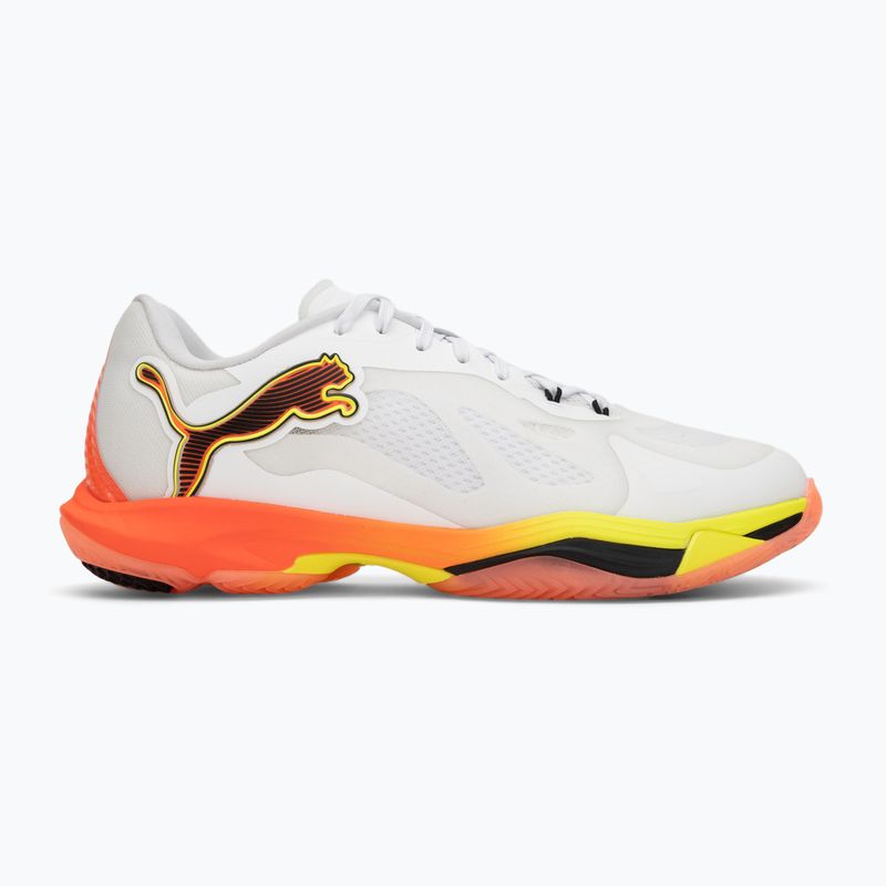 Обувки за хандбал PUMA Vantage Nitro Game On puma white/glowing red/ultra blue 2