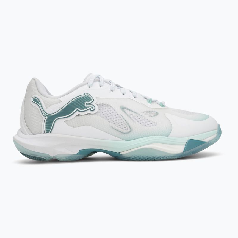 Дамски обувки за хандбал PUMA Vantage Nitro Game On puma white/baltic blue/fresh water 2