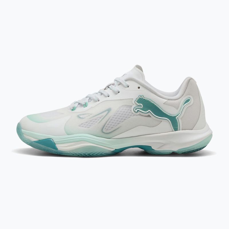 Дамски обувки за хандбал PUMA Vantage Nitro Game On puma white/baltic blue/fresh water 8