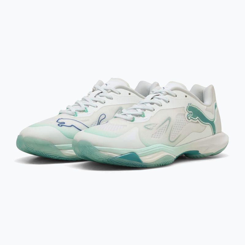 Дамски обувки за хандбал PUMA Vantage Nitro Game On puma white/baltic blue/fresh water 11