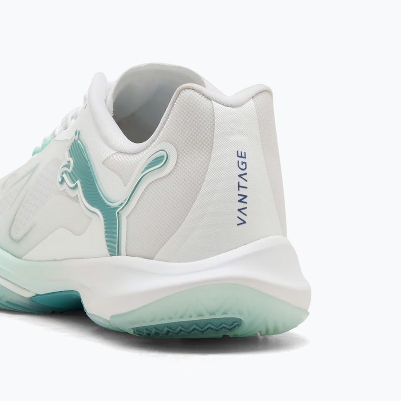 Дамски обувки за хандбал PUMA Vantage Nitro Game On puma white/baltic blue/fresh water 13