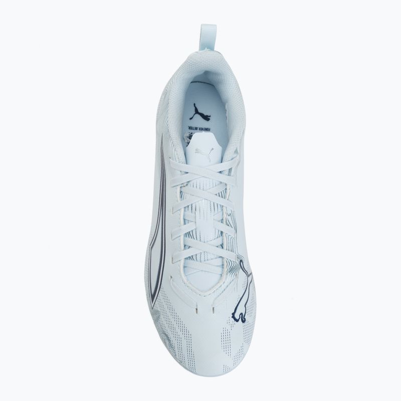 Детски футболни обувки PUMA Ultra 6 Play FG/AG Jr ice blue/puma white/blue jewel 5