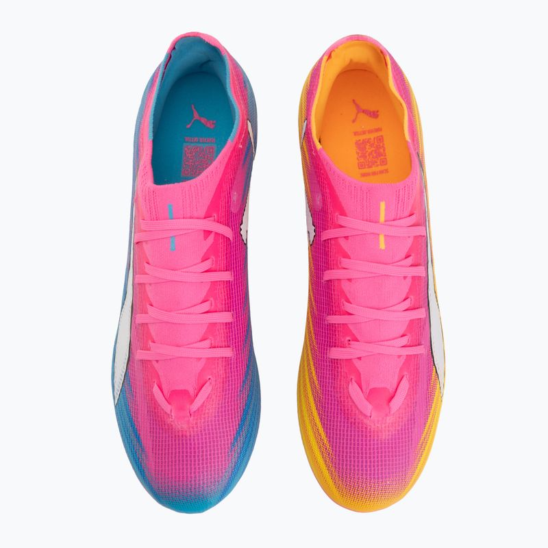 Футболни обувки PUMA Ultra 6 Match FG/AG poison pink/puma wht/sun stream/bright aqua/puma blk 5