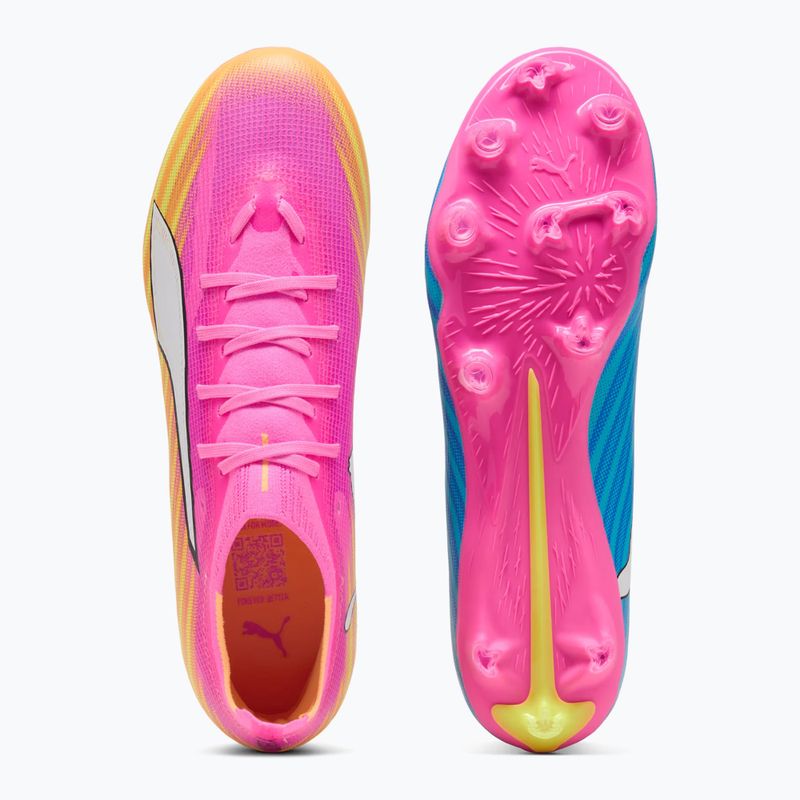 Футболни обувки PUMA Ultra 6 Match FG/AG poison pink/puma wht/sun stream/bright aqua/puma blk 5