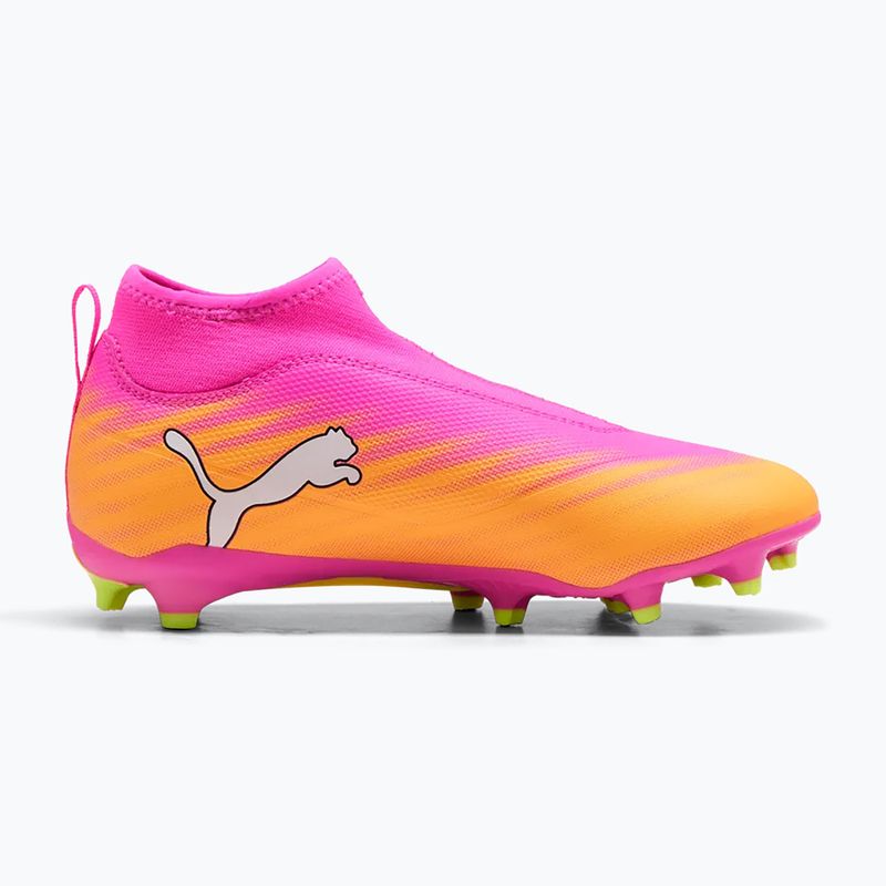 Детски футболни обувки PUMA Ultra 6 Match+ LL FG/AG Jr poison pink/puma wht/sun stream/bright aqua/puma blk 2