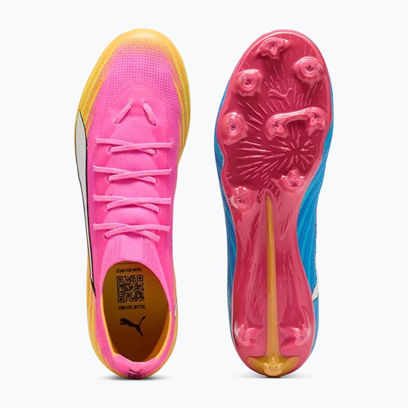 Футболни обувки PUMA Ultra 6 Pro FG/AG poison pink/puma wht/sunstream/bright aqua/puma blk 5
