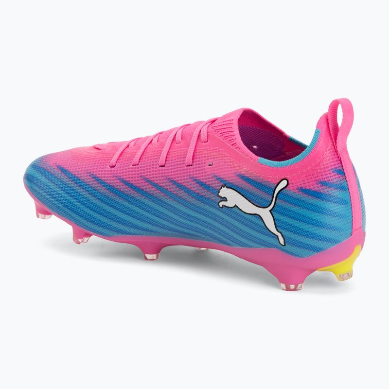 Детски футболни обувки PUMA Ultra 6 Pro Jr FG/AG poison pink/puma wht/sunstream/bright aqua/puma blk 3