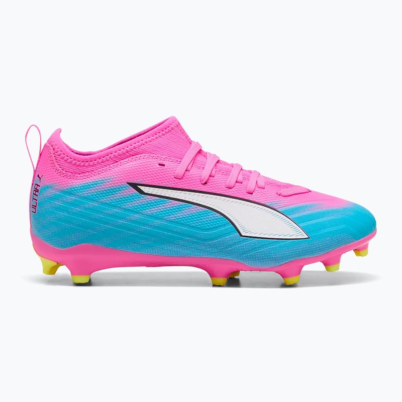 Детски футболни обувки PUMA Ultra 6 Match FG/AG Jr poison pink/puma wht/sun stream/bright aqua/puma blk 3