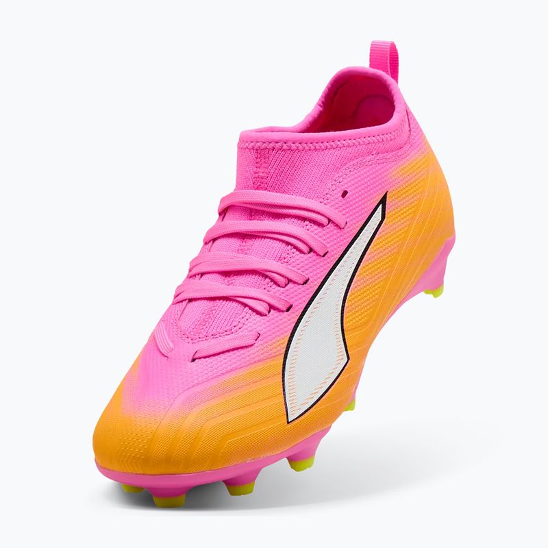 Детски футболни обувки PUMA Ultra 6 Match FG/AG Jr poison pink/puma wht/sun stream/bright aqua/puma blk 4
