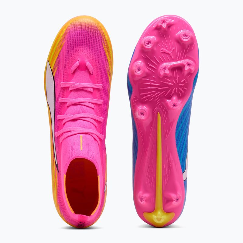 Футболни обувки PUMA Ultra 6 Match + FG/AG poison pink/puma wht/sun stream/bright aqua/puma blk 5
