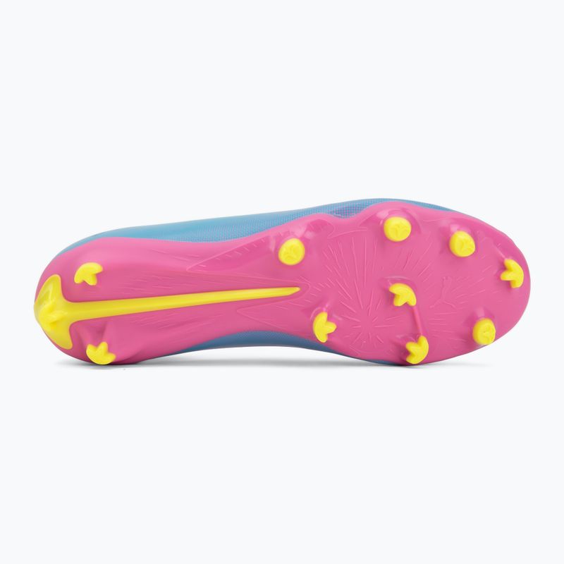 Детски футболни обувки PUMA Ultra 6 Play FG/AG Jr poison pink/puma wht/sun stream/bright aqua/puma blk 4