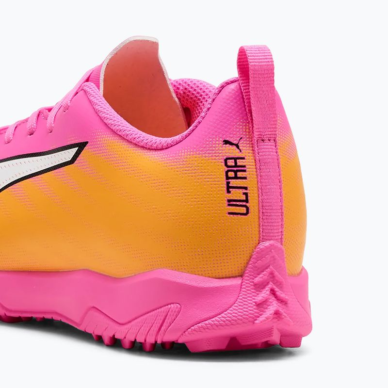 Детски футболни обувки PUMA Ultra 6 Play TT Jr poison pink/puma wht/sun stream/bright aqua/puma blk 6