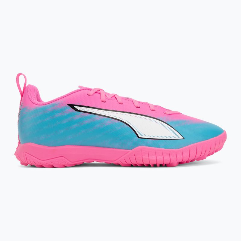 Детски футболни обувки PUMA Ultra 6 Play TT Jr poison pink/puma wht/sun stream/bright aqua/puma blk 2