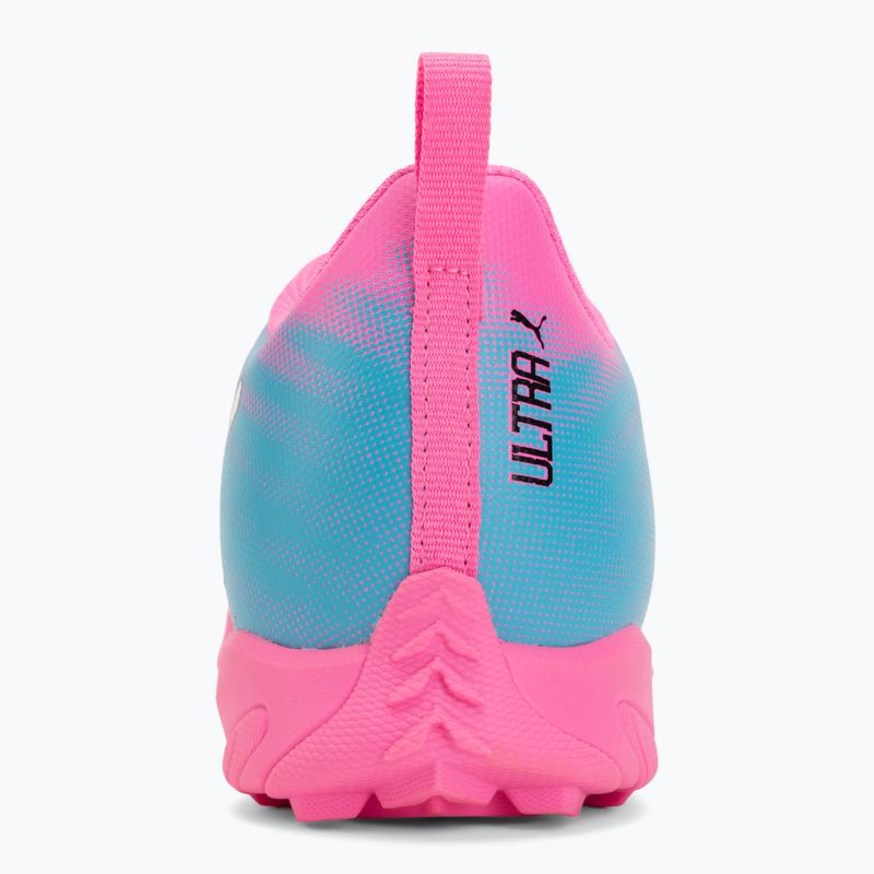 Детски футболни обувки PUMA Ultra 6 Play TT Jr poison pink/puma wht/sun stream/bright aqua/puma blk 6