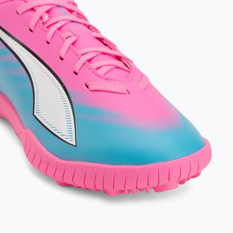 Детски футболни обувки PUMA Ultra 6 Play TT Jr poison pink/puma wht/sun stream/bright aqua/puma blk 7