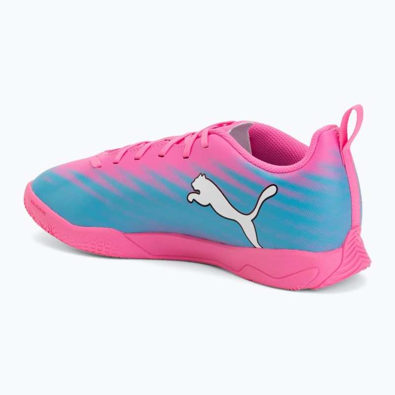 Детски футболни обувки PUMA Ultra 6 Play It Jr poison pink/puma wht/sun stream/bright aqua/puma blk 3