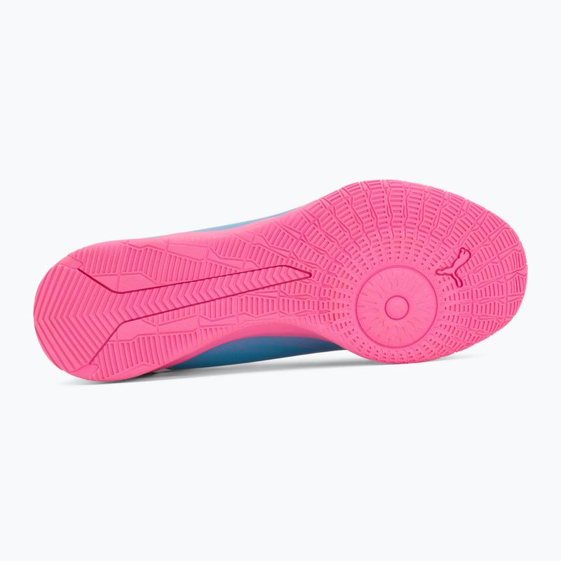 Детски футболни обувки PUMA Ultra 6 Play It Jr poison pink/puma wht/sun stream/bright aqua/puma blk 4