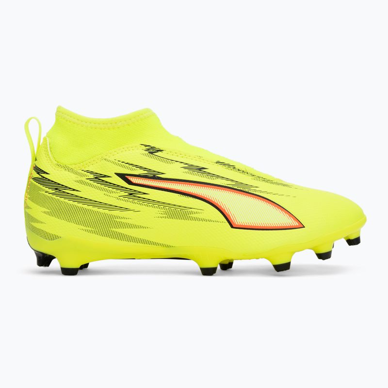 Детски футболни обувки PUMA Ultra 6 Match+ LL FG/AG Jr yellow alert/puma black/glowing red/lime squeeze 2