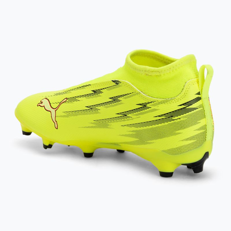 Детски футболни обувки PUMA Ultra 6 Match+ LL FG/AG Jr yellow alert/puma black/glowing red/lime squeeze 3