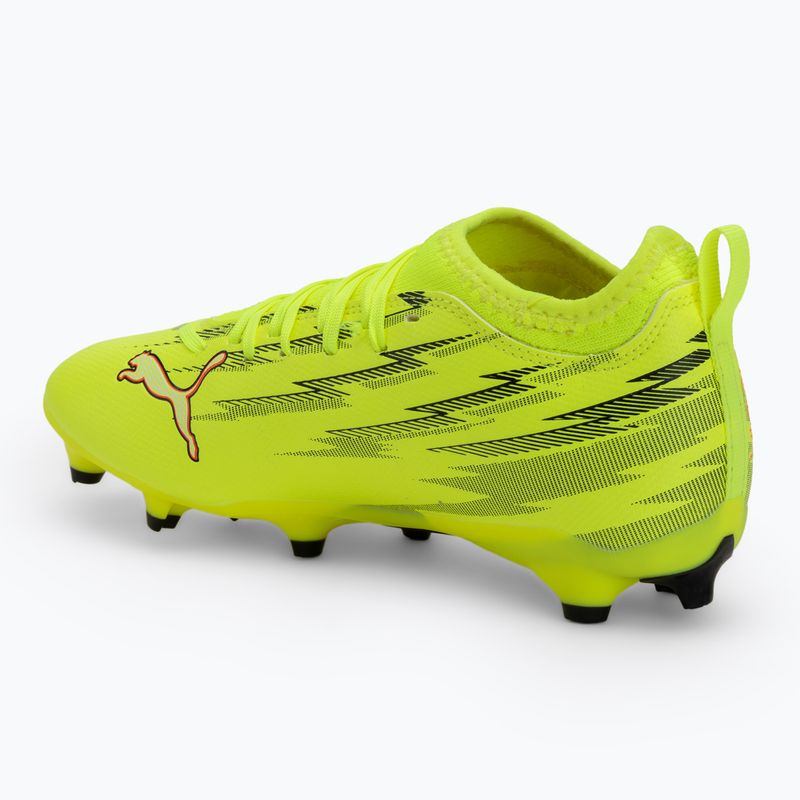 Детски футболни обувки PUMA Ultra 6 Match FG/AG Jr yellow alert/puma black/glowing red/lime squeeze 3