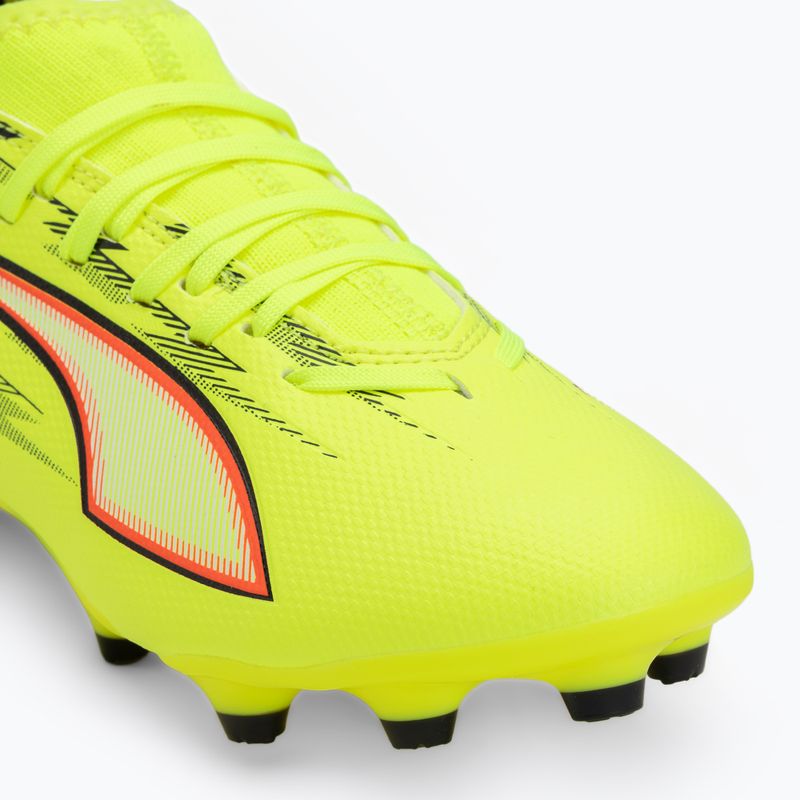 Детски футболни обувки PUMA Ultra 6 Match FG/AG Jr yellow alert/puma black/glowing red/lime squeeze 7