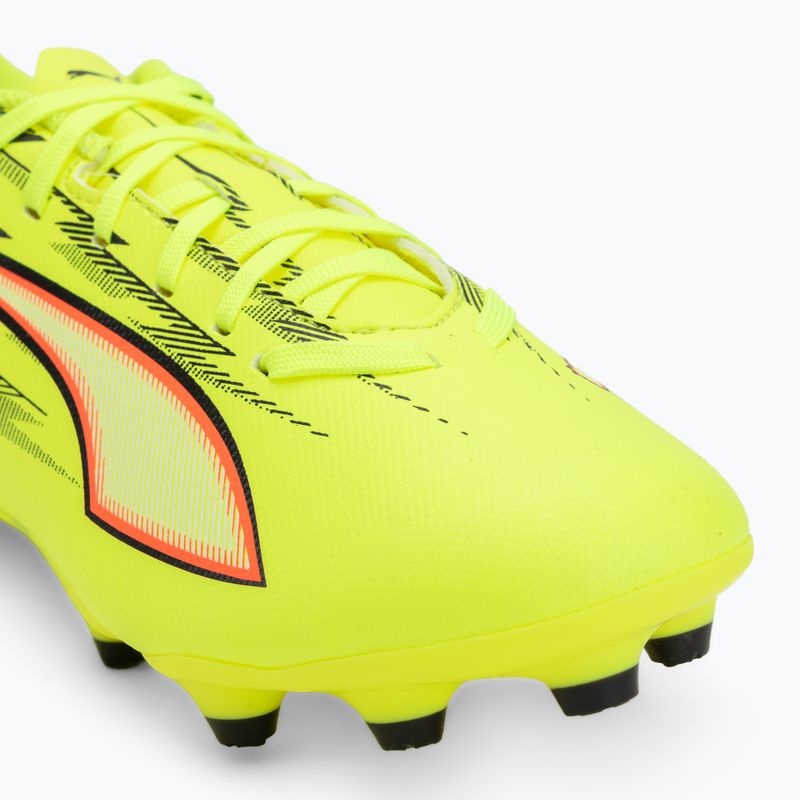 Детски футболни обувки PUMA Ultra 6 Play FG/AG Jr yellow alert/puma black/glowing red/lime squeeze 7