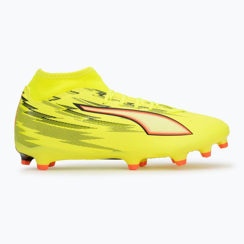 Футболни обувки PUMA Ultra 6 Play+ FG/AG yellow alert/puma black/glowing red/lime squeeze 2