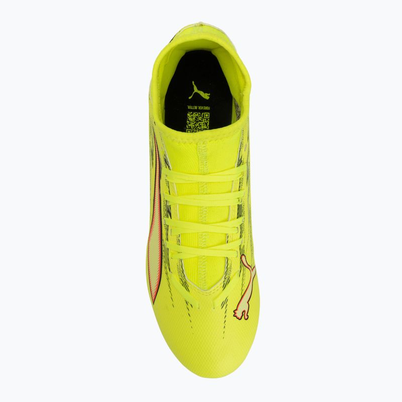 Футболни обувки PUMA Ultra 6 Play+ FG/AG yellow alert/puma black/glowing red/lime squeeze 5