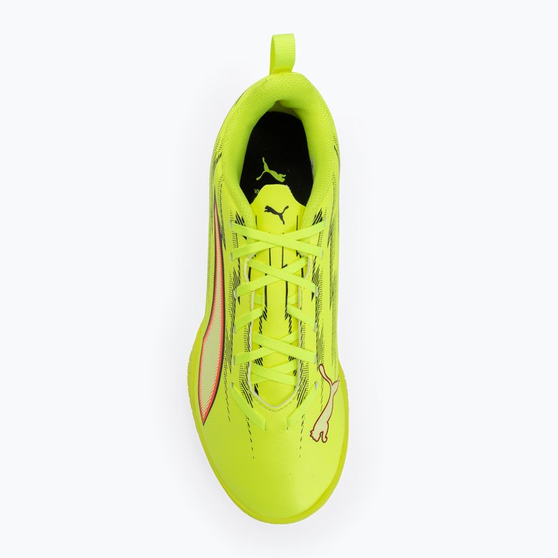 Детски футболни обувки PUMA Ultra 6 Play TT Jr yellow alert/puma black/glowing red/lime squeeze 5
