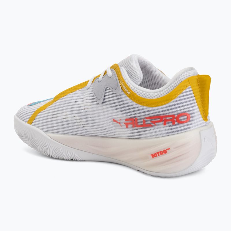 Баскетболни обувки PUMA All-Pro NITRO 2 puma white/sunblaze 3