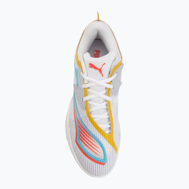 Баскетболни обувки PUMA All-Pro NITRO 2 puma white/sunblaze 5