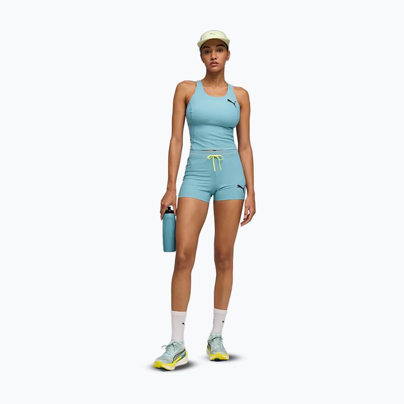 Дамски тренировъчен топ PUMA Lightspeed Crop baltic sea blue 2