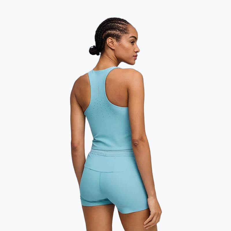 Дамски тренировъчен топ PUMA Lightspeed Crop baltic sea blue 3