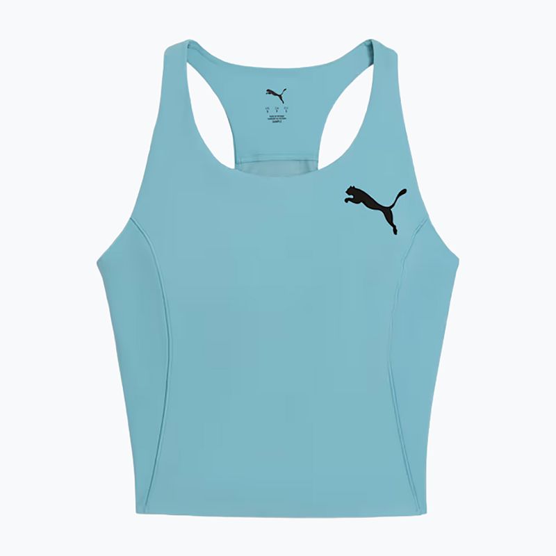Дамски тренировъчен топ PUMA Lightspeed Crop baltic sea blue 5