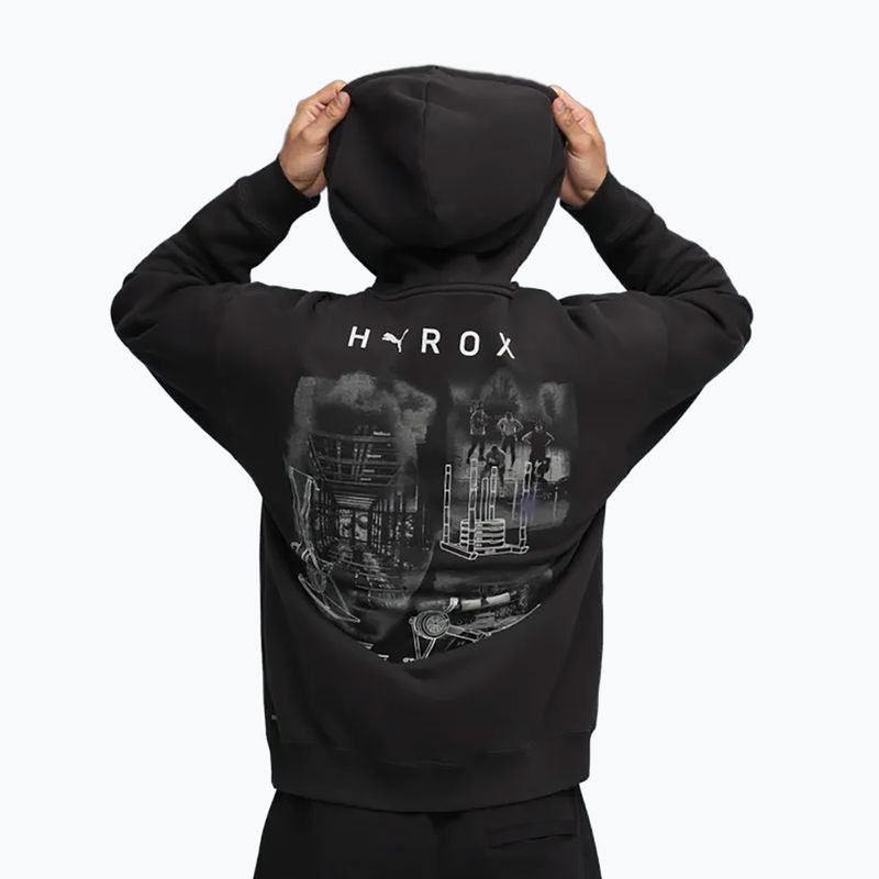 Мъжки тренировъчен суичър PUMA x HYROX Heavyweight Hoodie черен 3