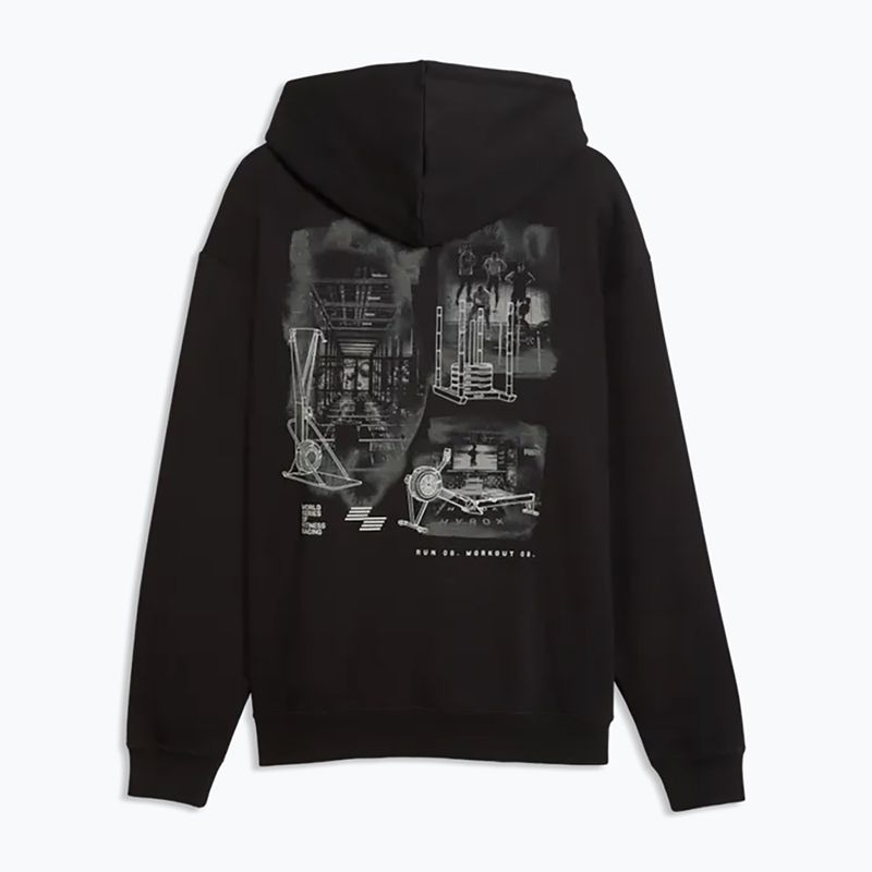 Мъжки тренировъчен суичър PUMA x HYROX Heavyweight Hoodie черен 5