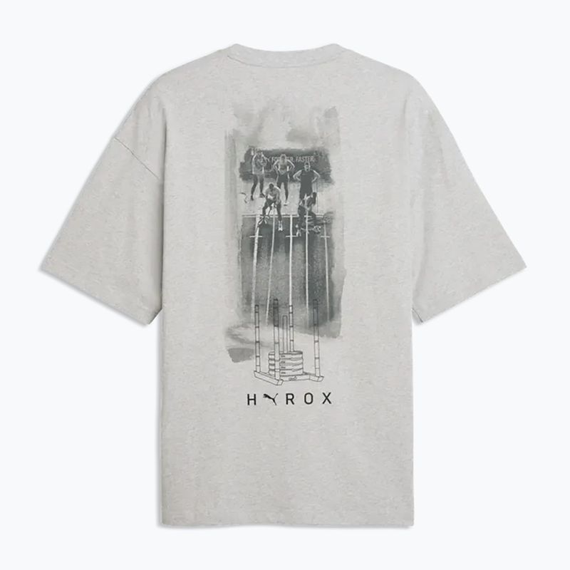 Мъжка тренировъчна тениска PUMA x HYROX Lifestyle Tee сива 5