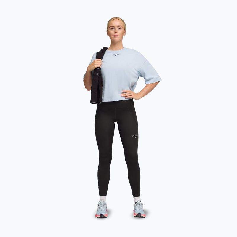 Дамска тренировъчна тениска PUMA x HYROX Cropped Lifestyle Tee сива 2