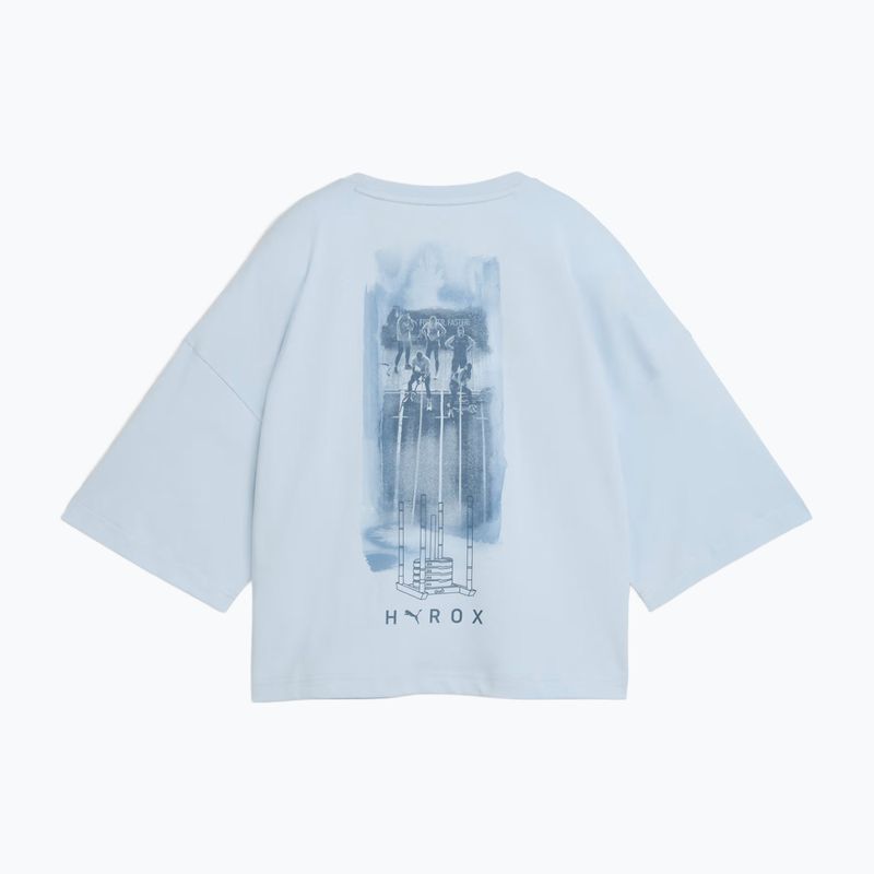Дамска тренировъчна тениска PUMA x HYROX Cropped Lifestyle Tee сива 5