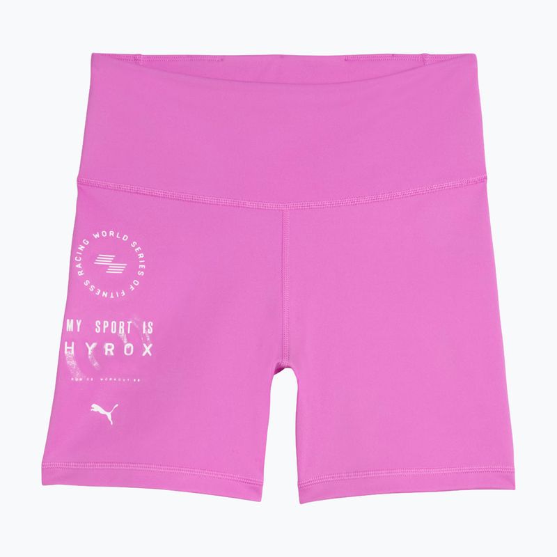Дамски тренировъчни шорти PUMA x HYROX Tad Essential Tight розови 4