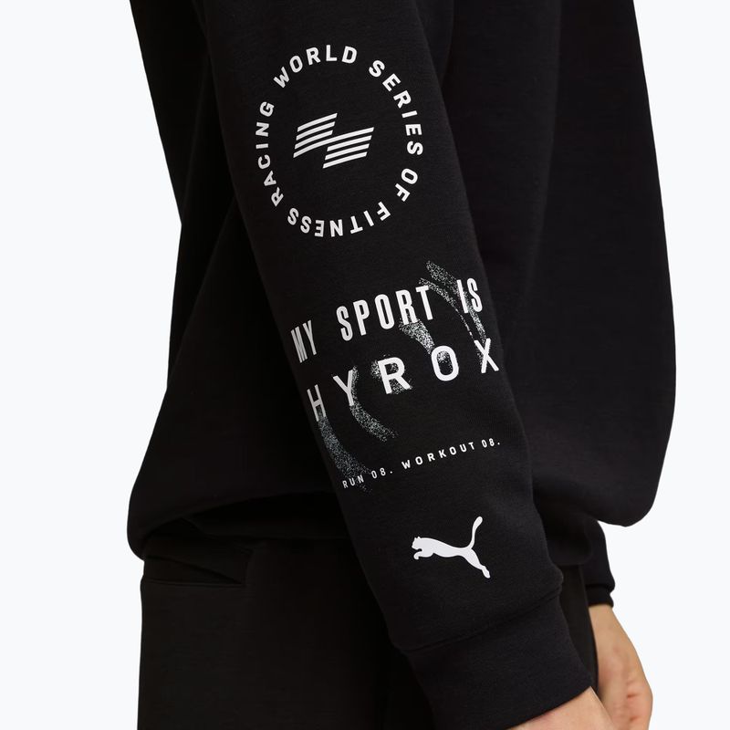 Мъжки тренировъчен суитшърт PUMA x HYROX Cloudspun Hoodie черен 5