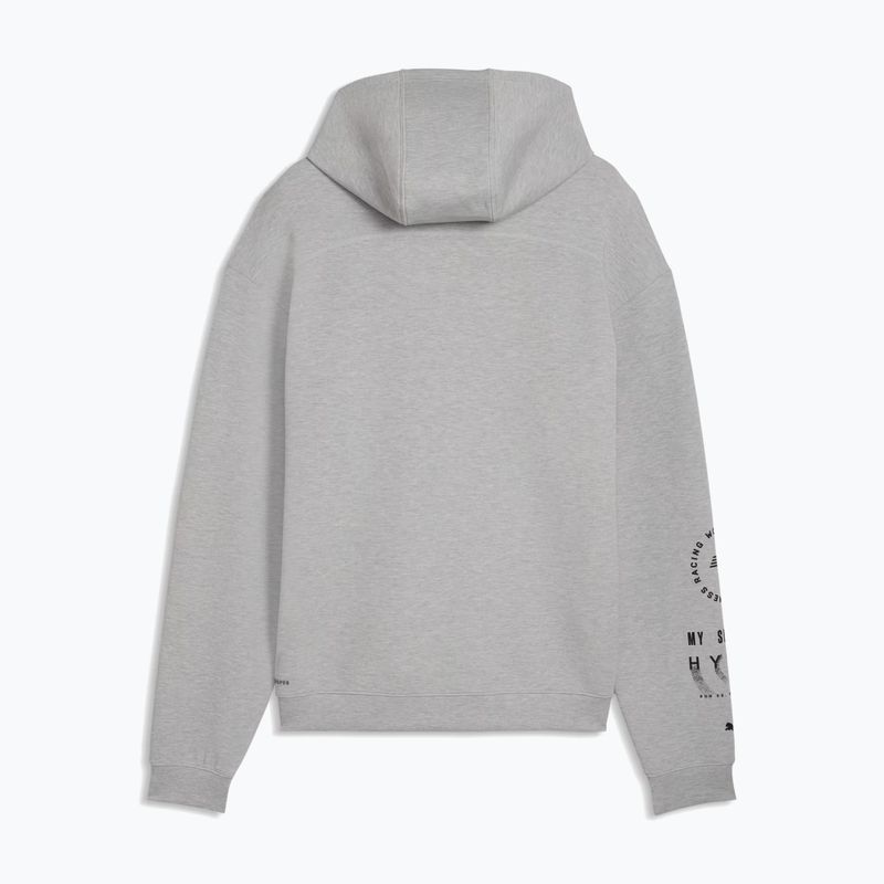 Мъжки тренировъчен суитшърт PUMA x HYROX Cloudspun Hoodie сив 2