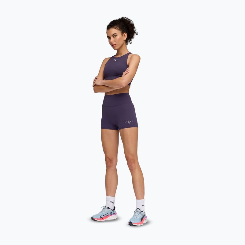 Спортен сутиен PUMA x HYROX Shapeluxe High Neck лилав 2