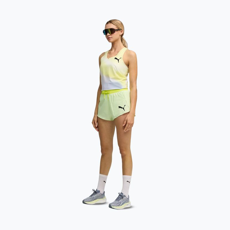 Дамска тениска за бягане PUMA Lightspeed Ultraweave Graphic Singlet silver mist 2