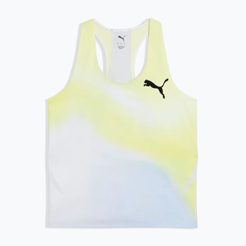 Дамска тениска за бягане PUMA Lightspeed Ultraweave Graphic Singlet silver mist 6