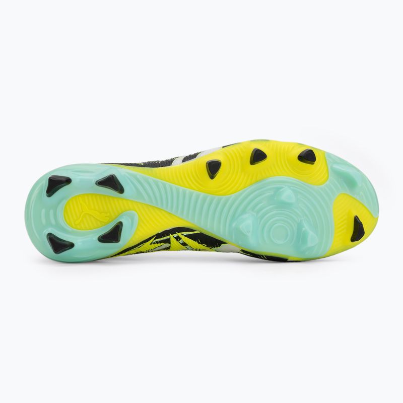 Футболни обувки PUMA Future 9 Match Ctivity Fg/Ag yellow alert/mint jelly/puma white/puma black 4